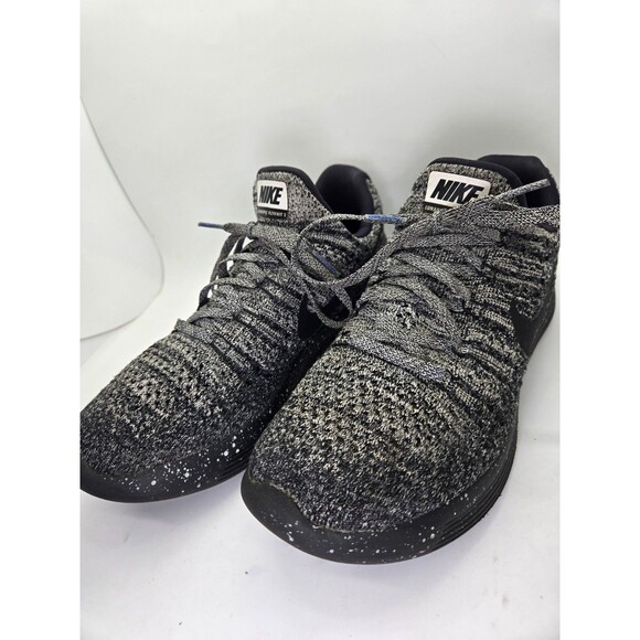 Nike LunarEpic Flyknit 2 Oreo Shoes Women's 7 Black Running Athletic Sneakers - Picture 4 of 7